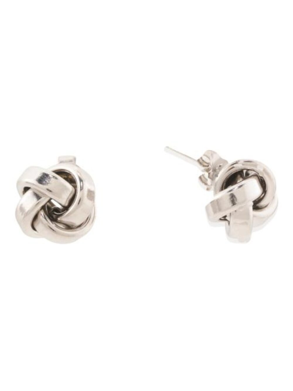 FREMADA Made In Italy Sterling Silver Love Knot Earrings